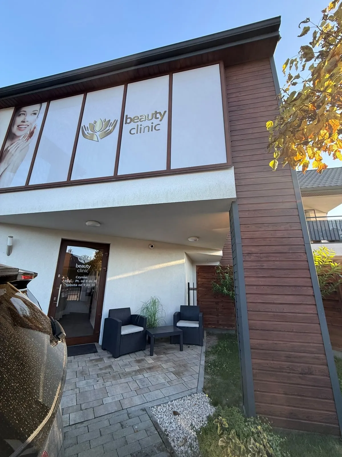 Wejście do Beauty Clinic